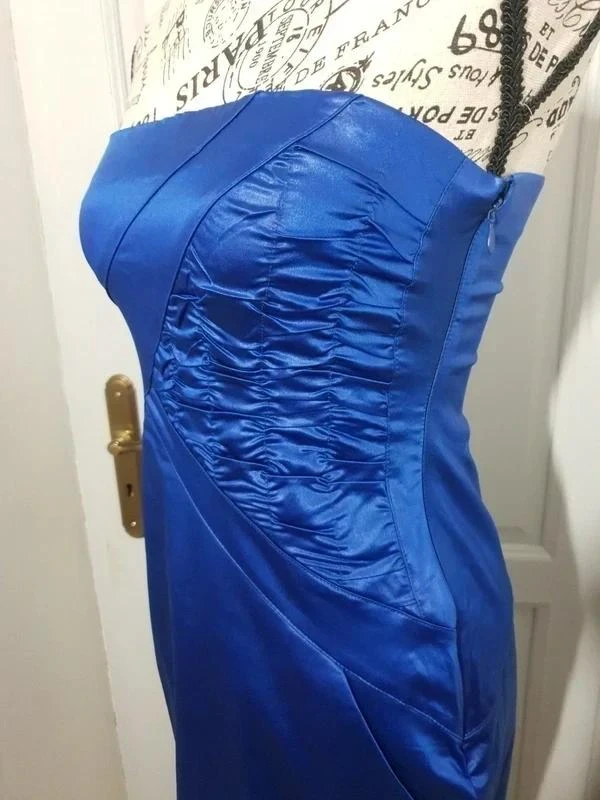💙 Vestido bustier satinado – Pinko – T. 36 – Muy buen estado – photo 3